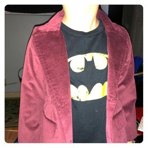 Burgundy Velvet blazer....!